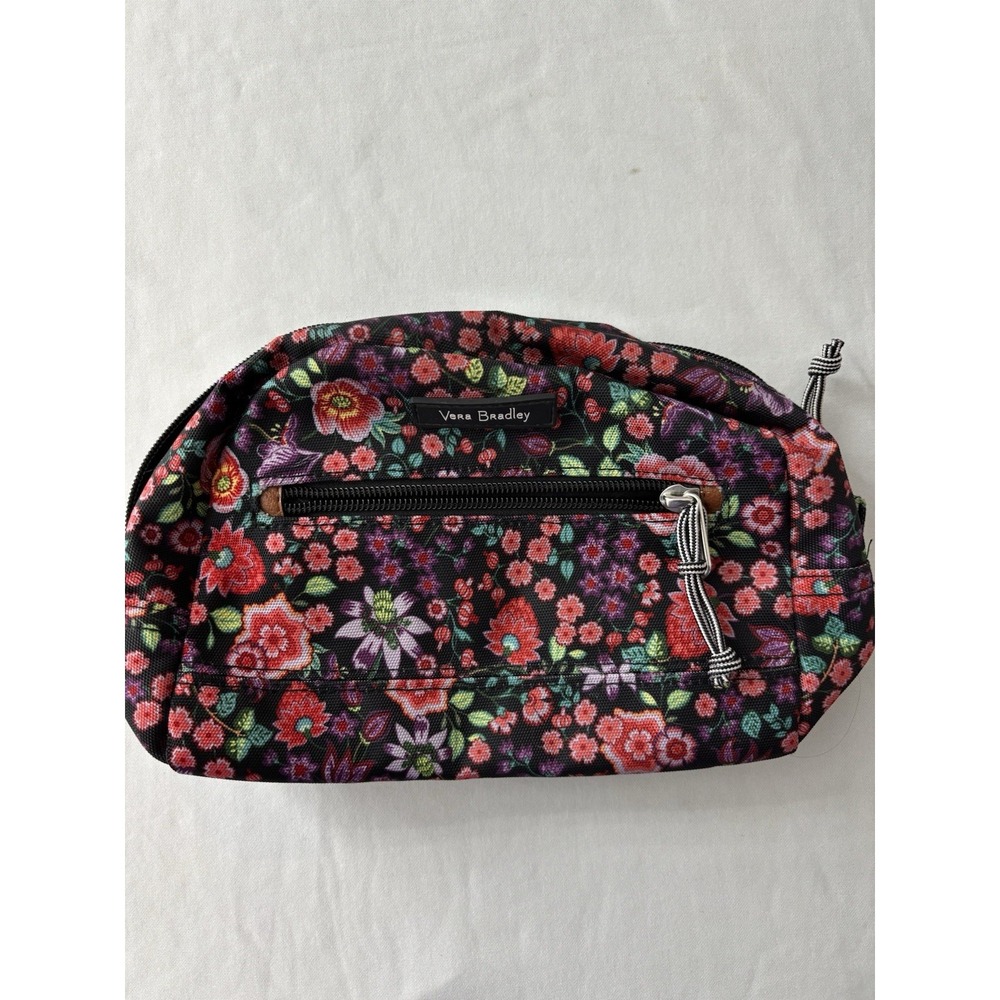 Vera Bradley Lighten Up Travel Cosmetic Bag Floral‎ 0369
